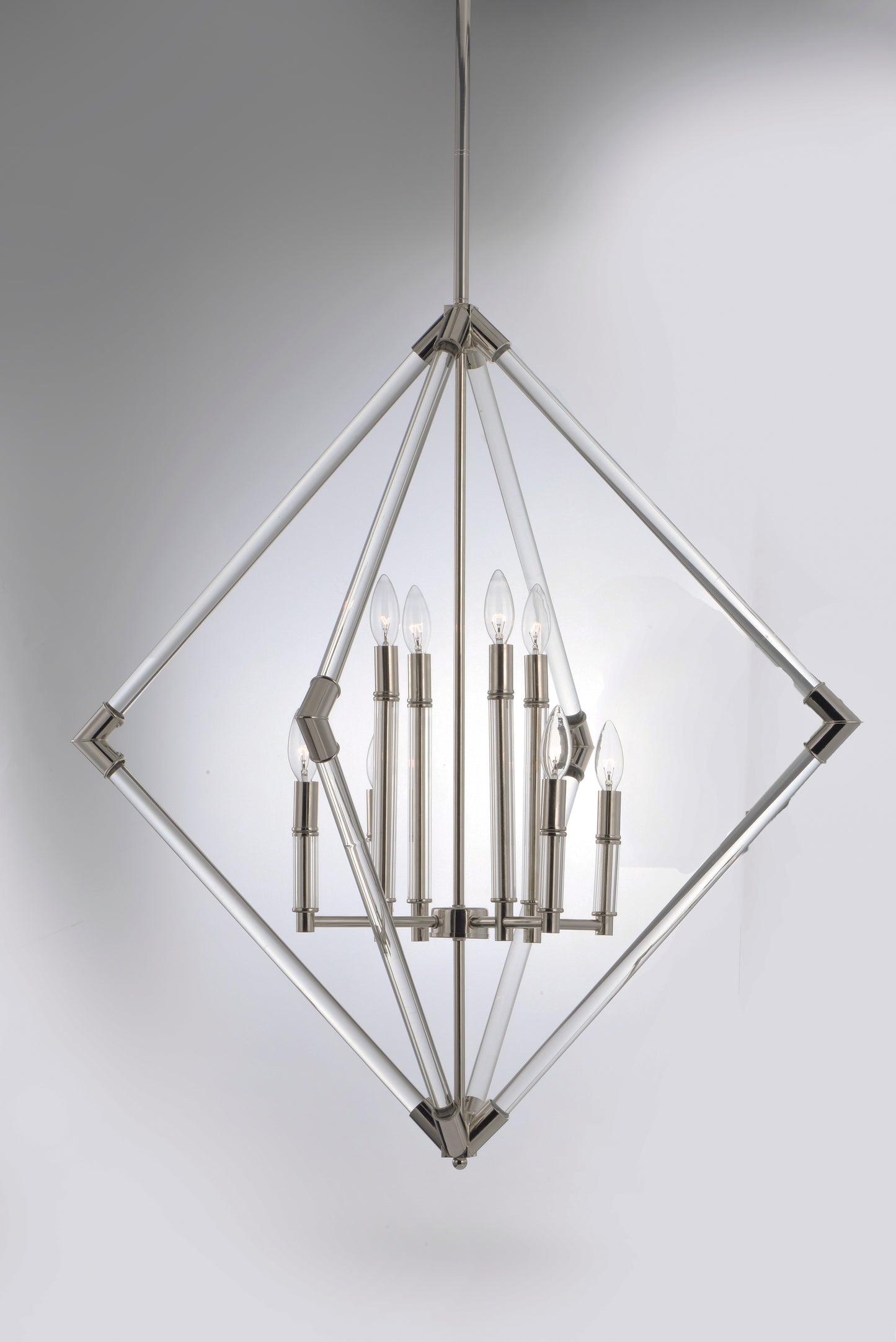Lucent 8-Light Pendant Polished Nickel by Maxim Lighting
