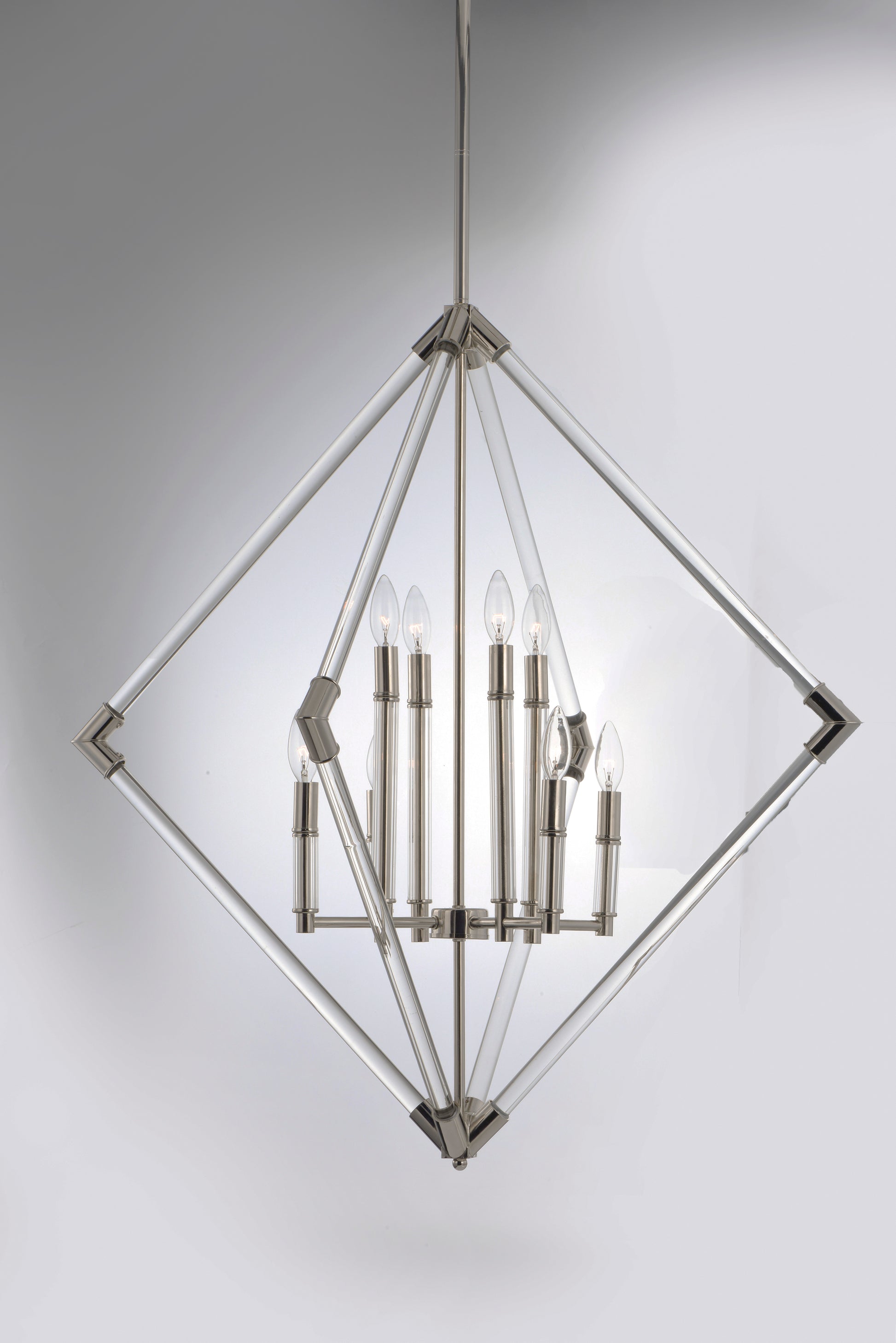 Lucent 8-Light Pendant Polished Nickel by Maxim Lighting