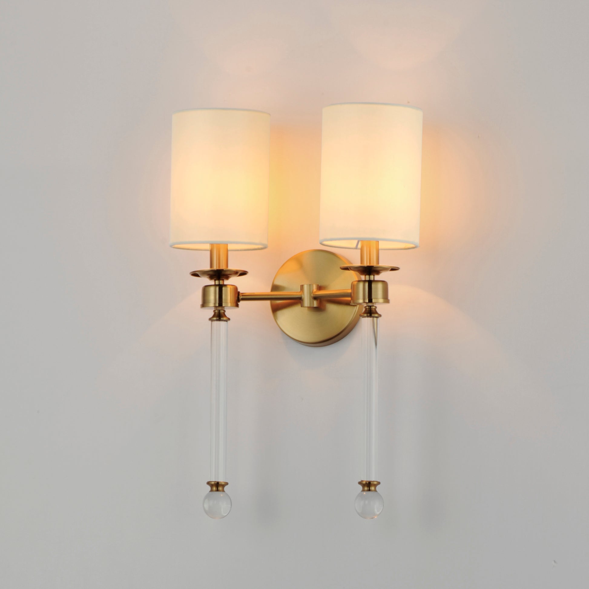 Lucent 2-Light Wall Sconce Heritage by Maxim Lighting