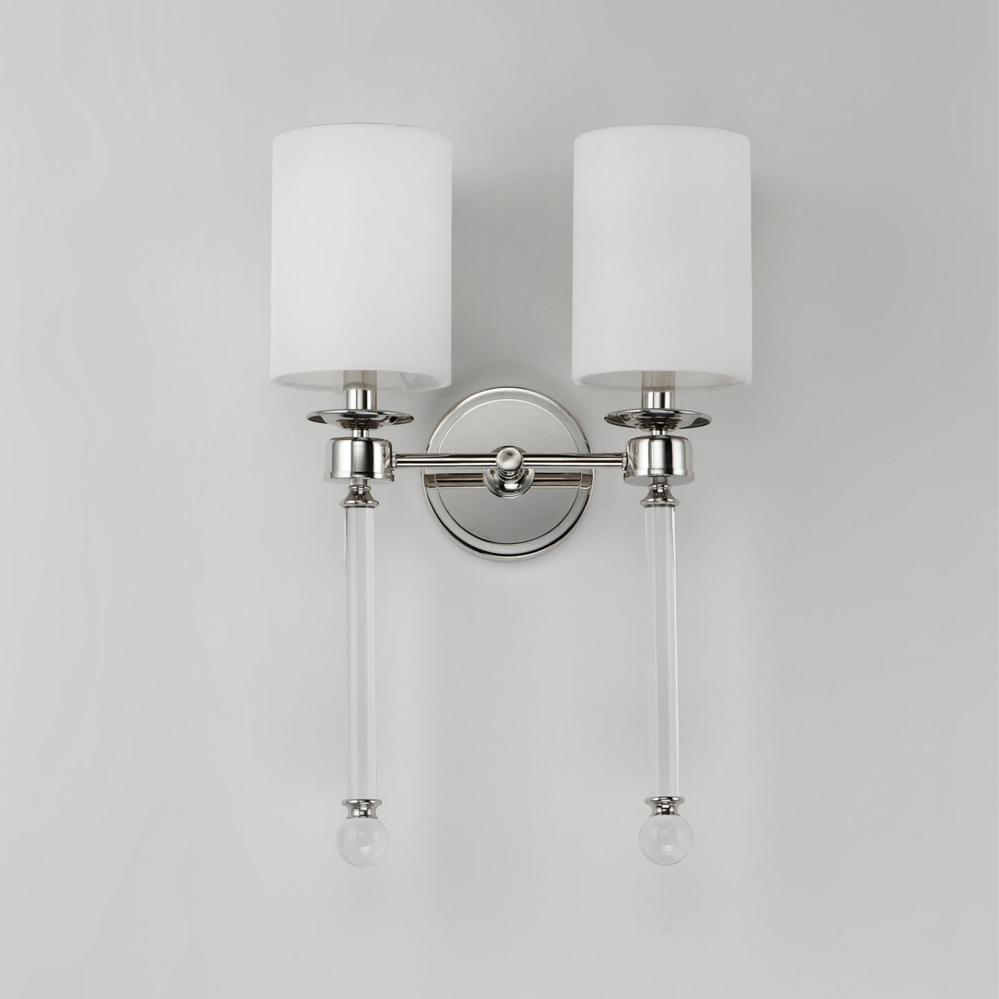 Lucent 2-Light Wall Sconce Polished Nickel by Maxim Lighting