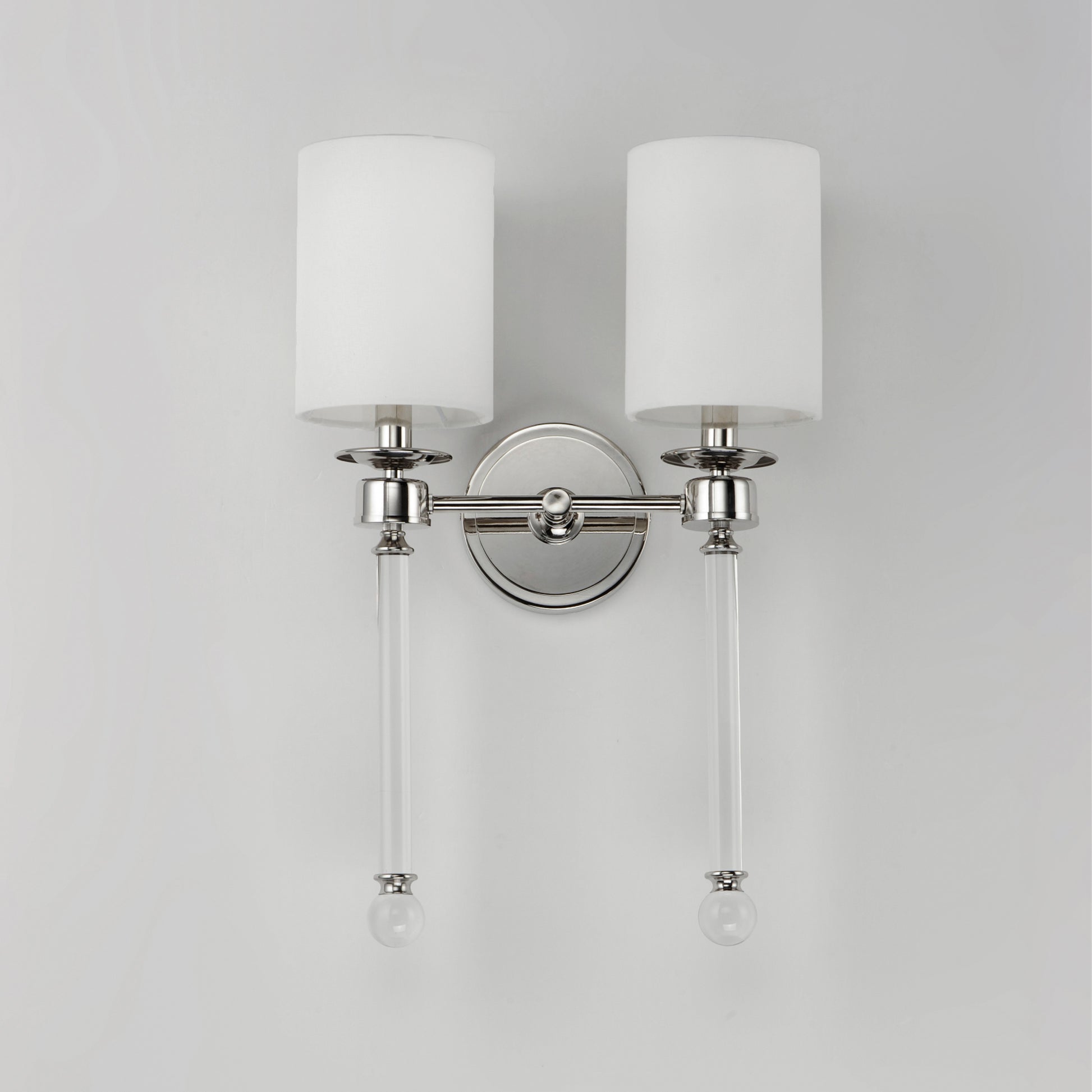 Lucent 2-Light Wall Sconce Polished Nickel by Maxim Lighting