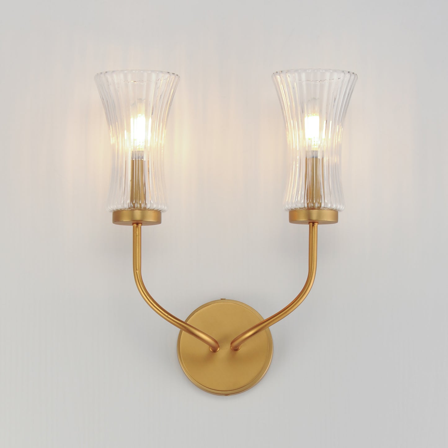 Camelot 2-Light Sconce Natural Aged Brass by Maxim Lighting
