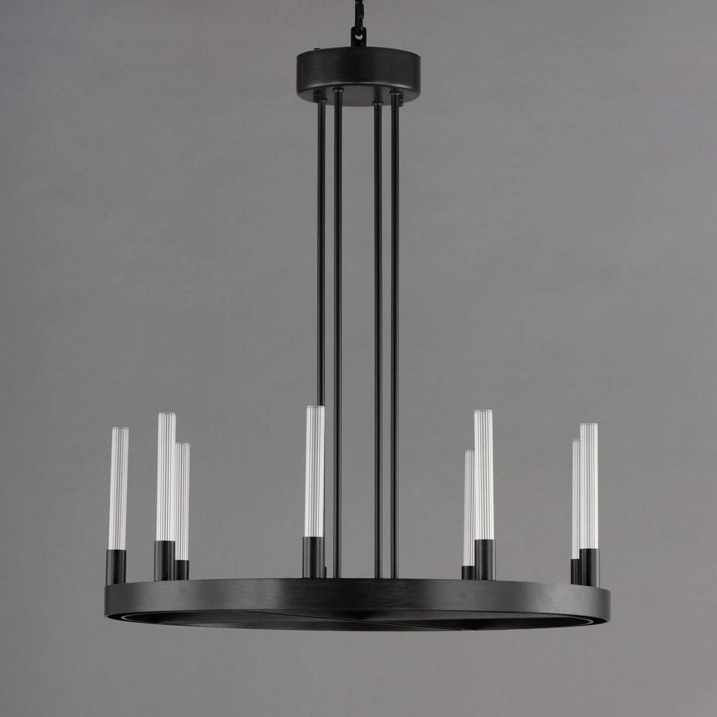 Ovation 24" LED Chandelier Black by Maxim Lighting