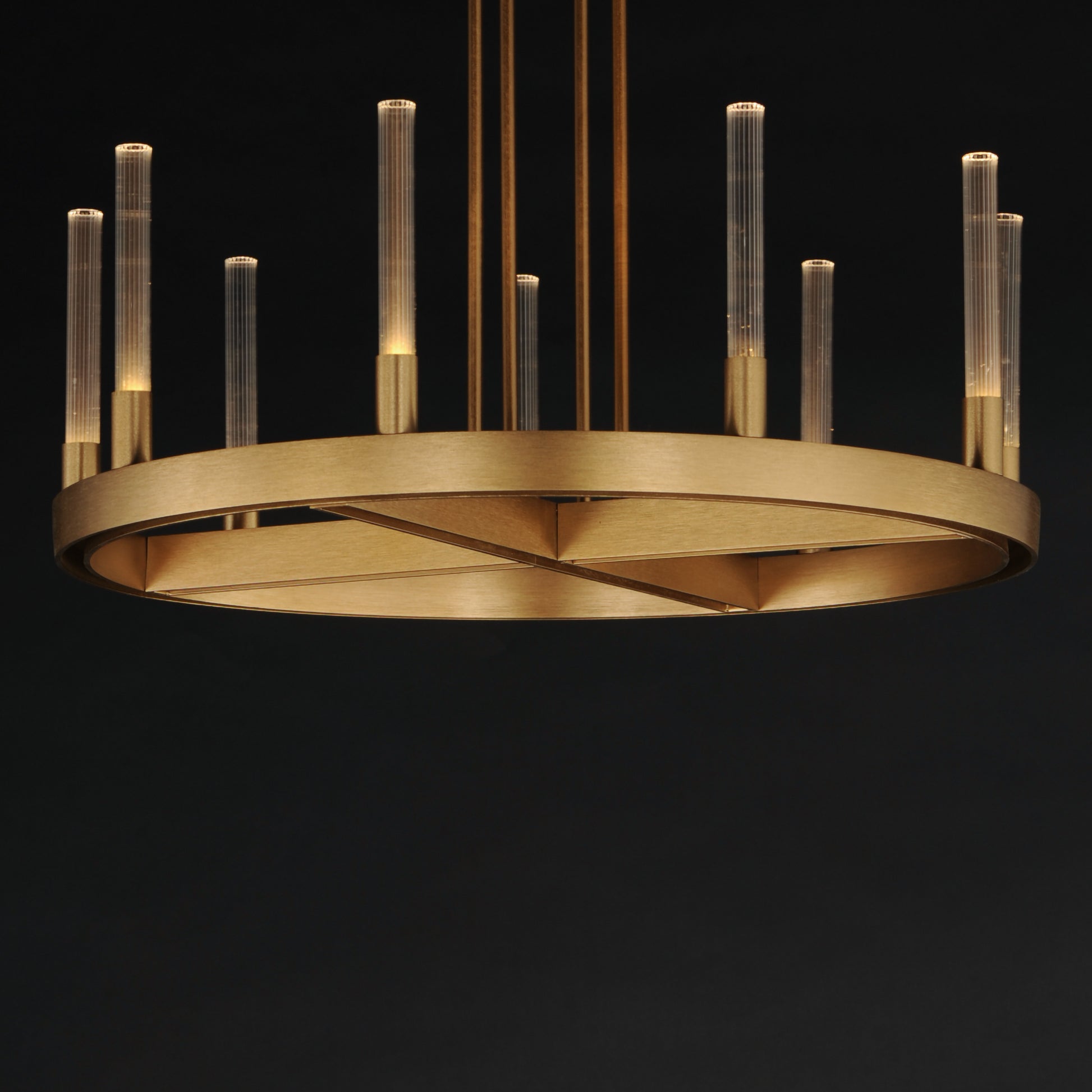 Ovation 24" LED Chandelier Gold by Maxim Lighting