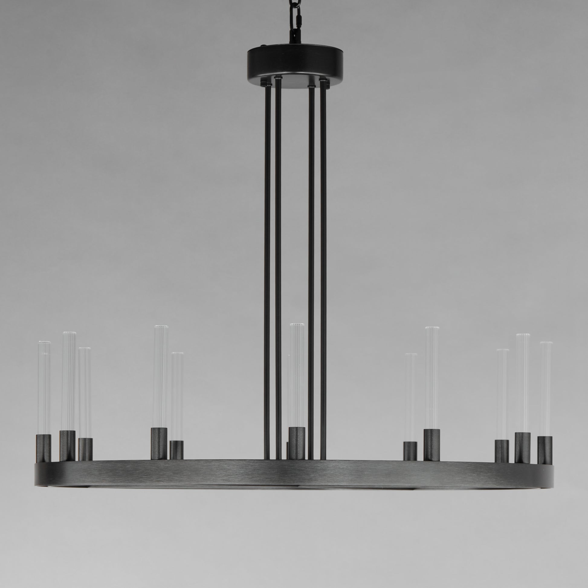 Ovation 12-Light LED Chandelier Black by Maxim Lighting