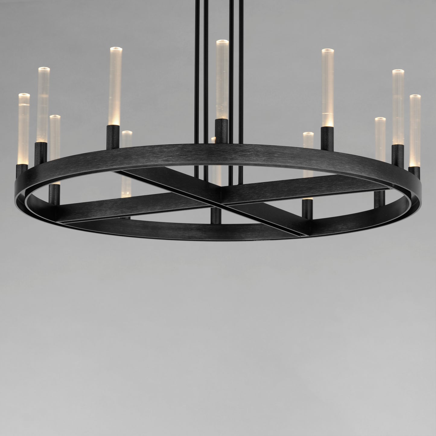 Ovation 12-Light LED Chandelier Black by Maxim Lighting