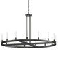 Ovation 15-Light LED Chandelier Black by Maxim Lighting