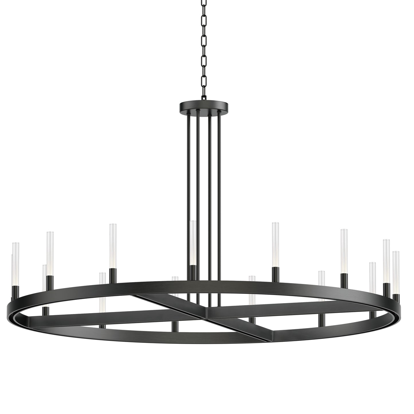 Ovation 15-Light LED Chandelier Black by Maxim Lighting