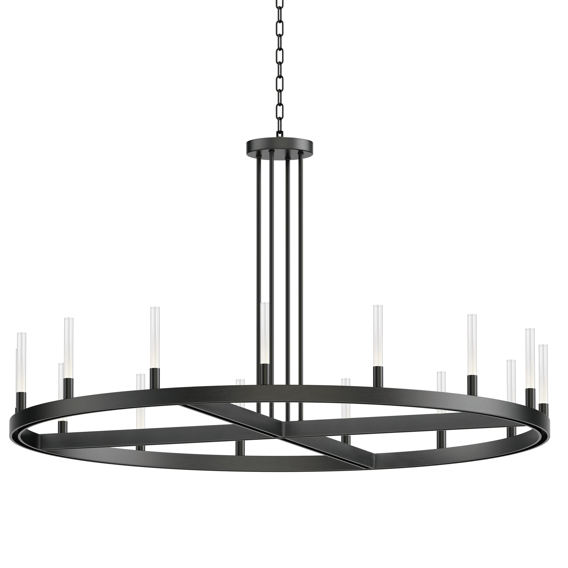 Ovation 15-Light LED Chandelier Black by Maxim Lighting