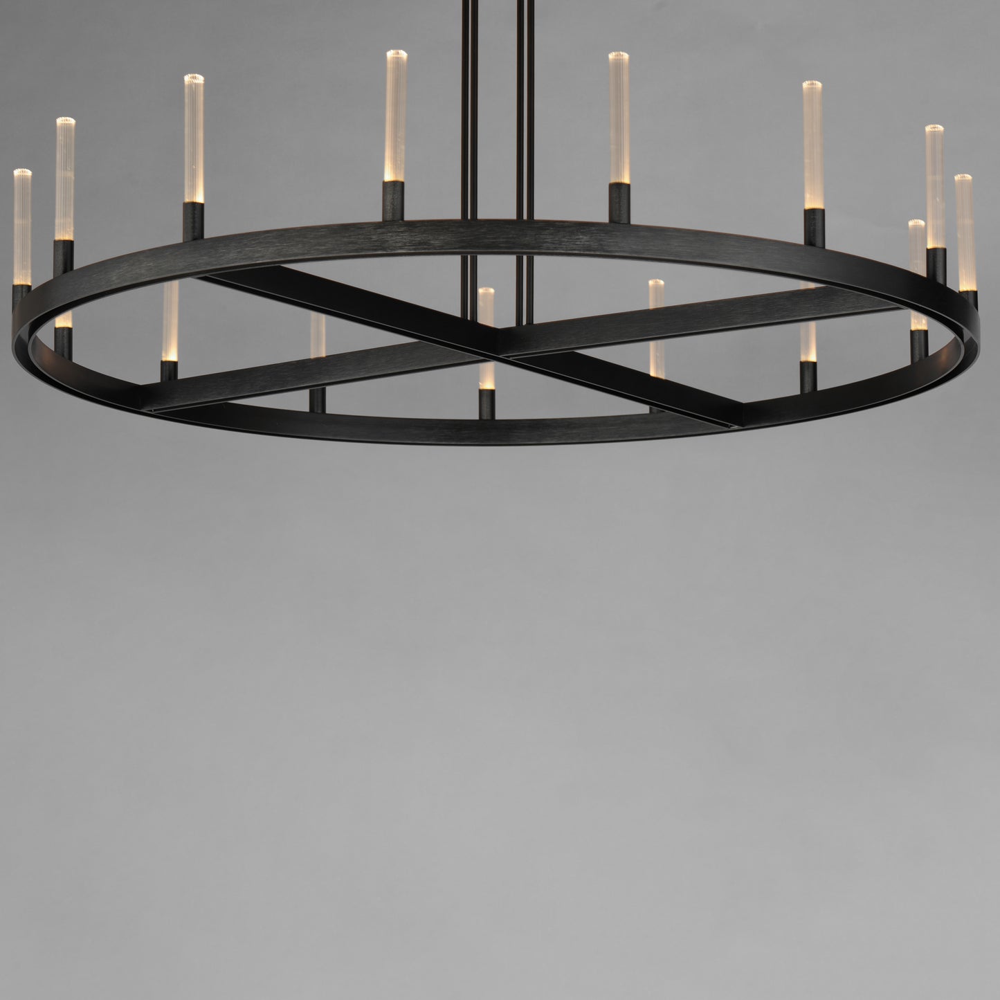 Ovation 15-Light LED Chandelier Black by Maxim Lighting
