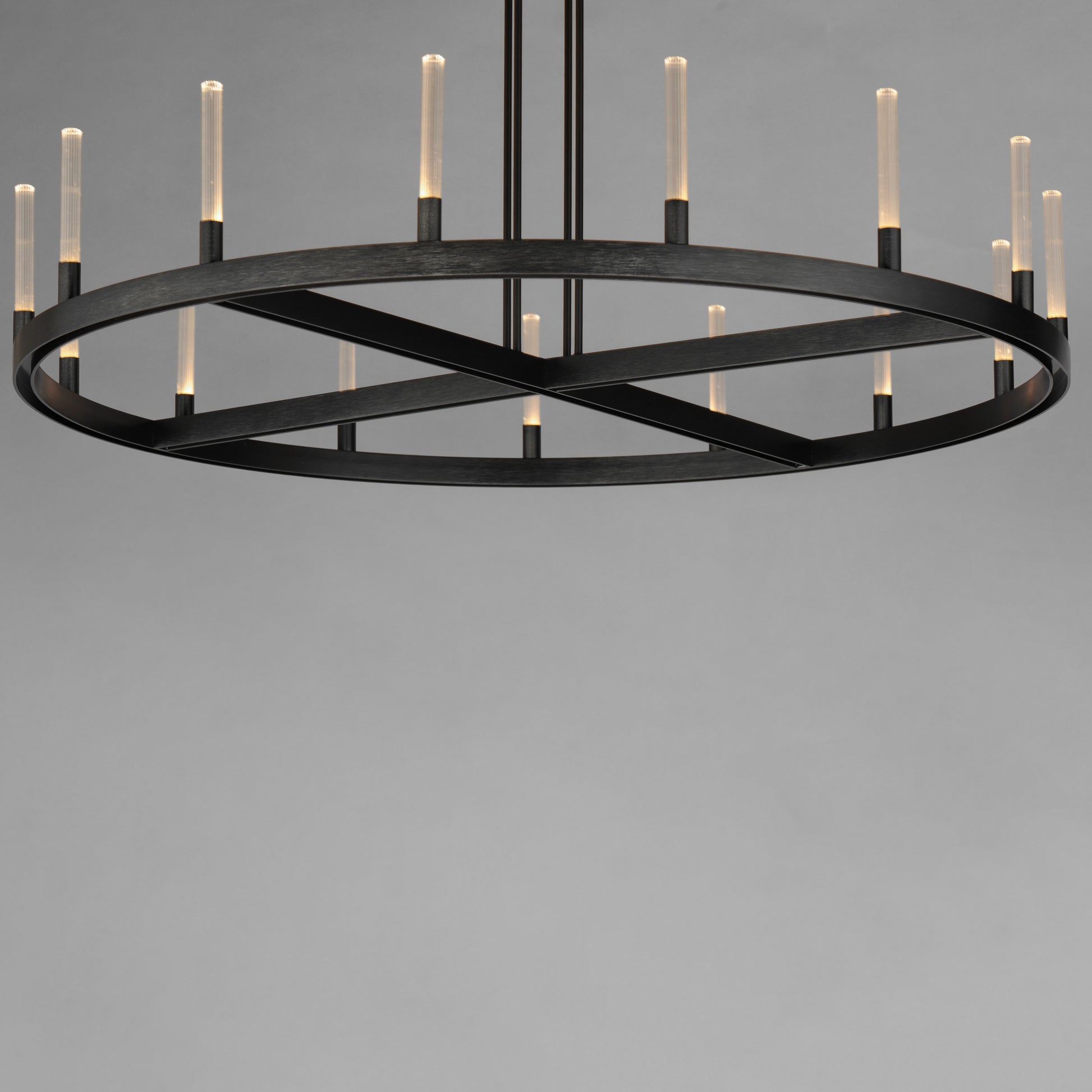 Ovation 15-Light LED Chandelier Black by Maxim Lighting