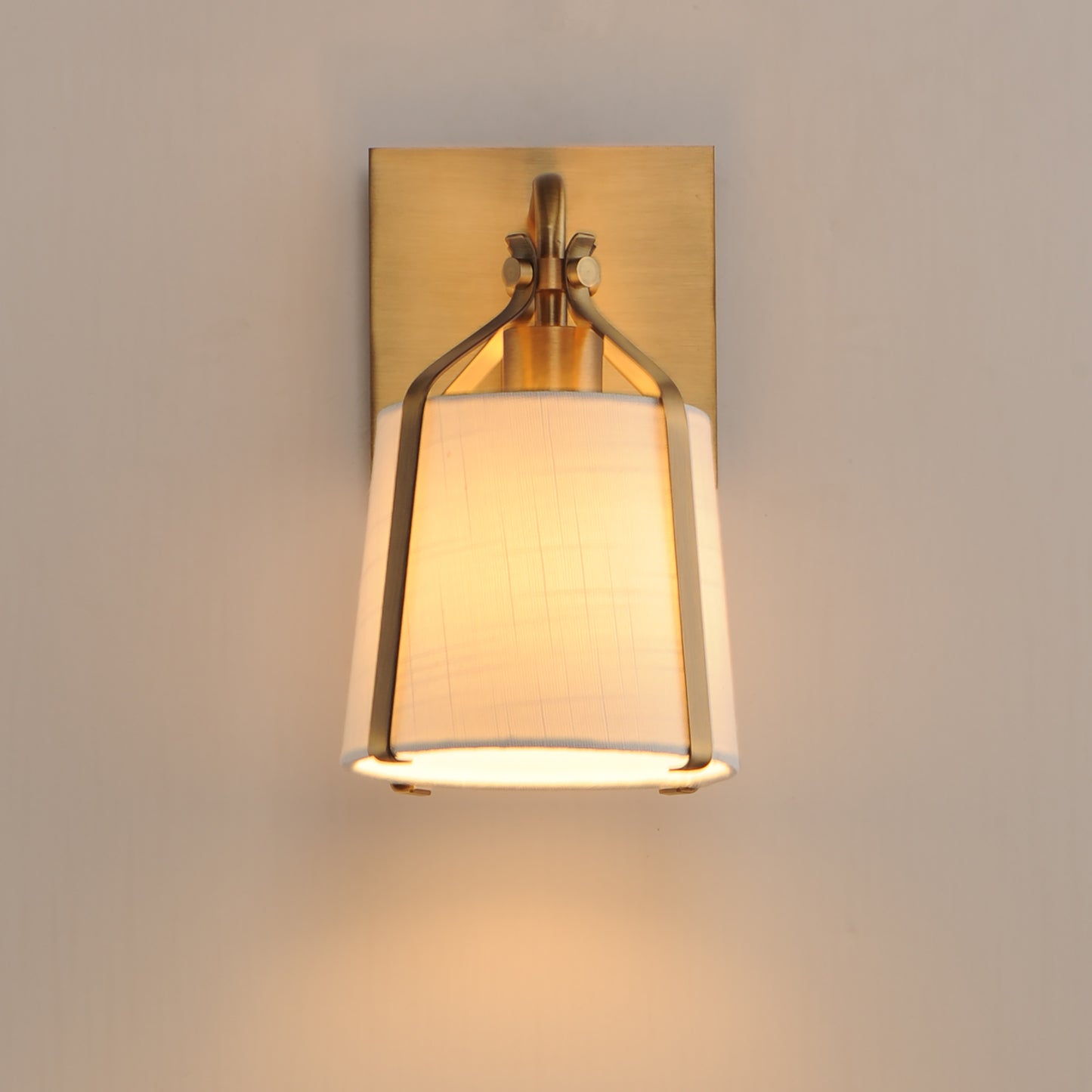 Bandera Wall Sconce Natural Aged Brass by Maxim Lighting