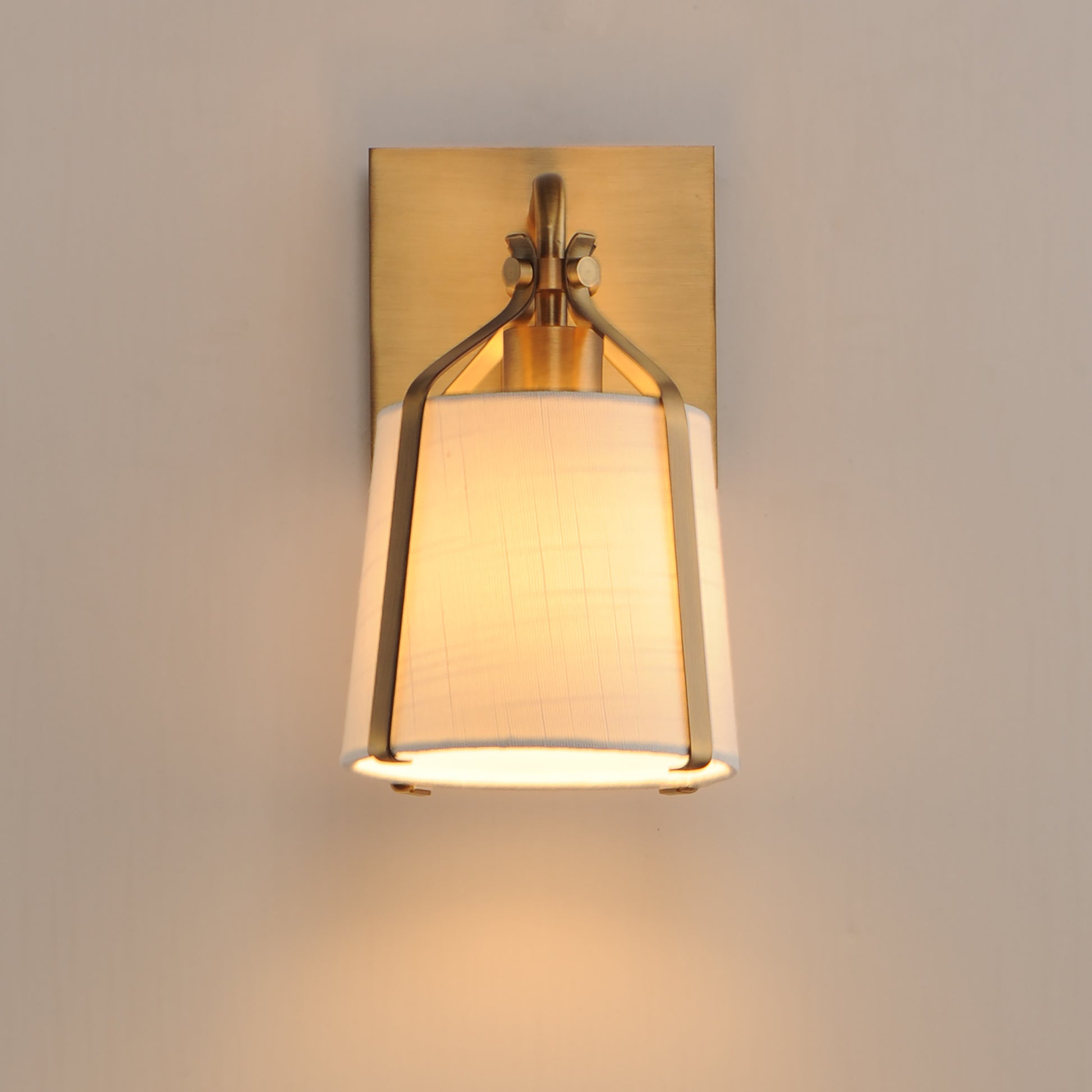 Bandera Wall Sconce Natural Aged Brass by Maxim Lighting