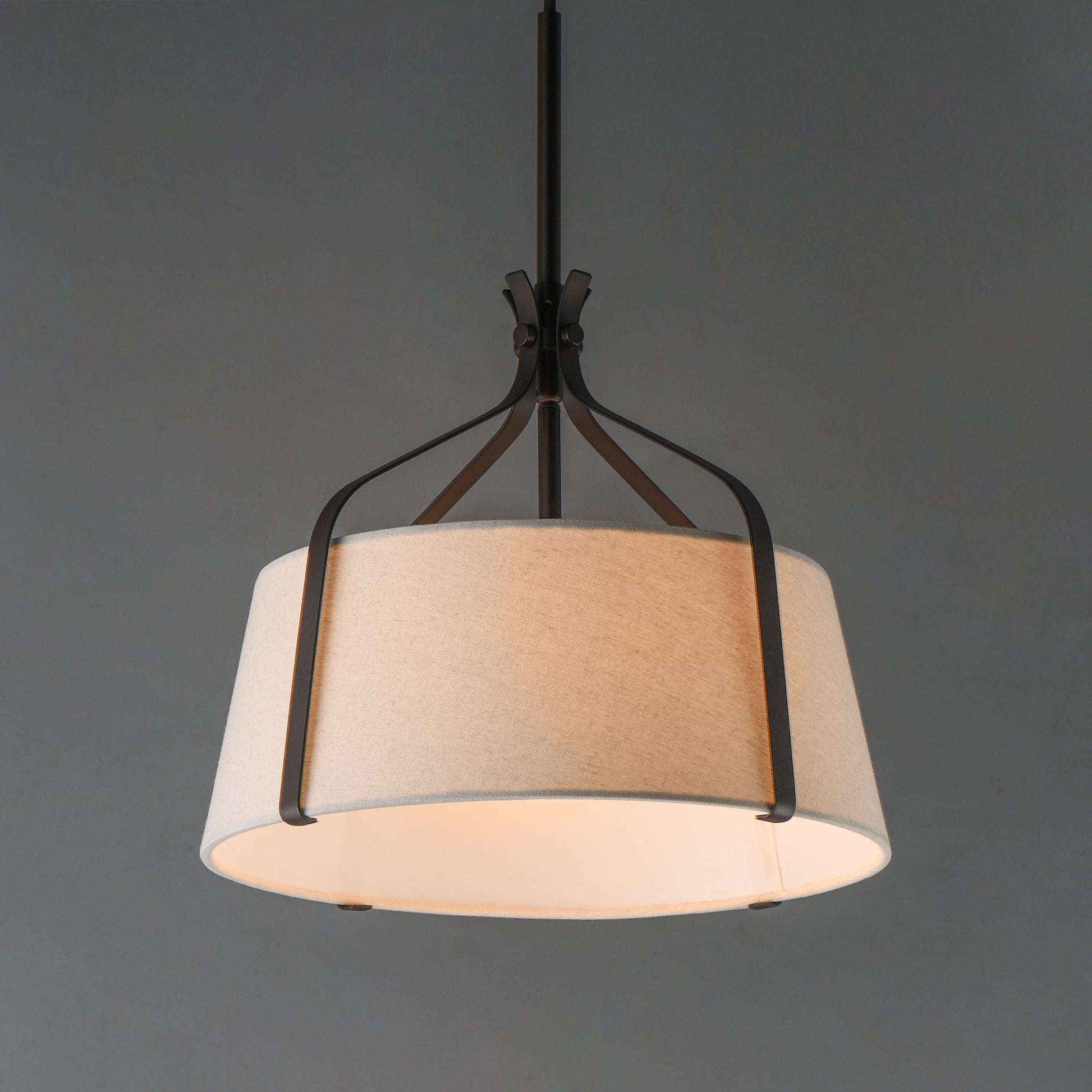Bandera 14" Pendant Dark Bronze by Maxim Lighting