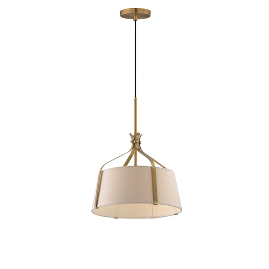 Bandera 14" Pendant Natural Aged Brass by Maxim Lighting