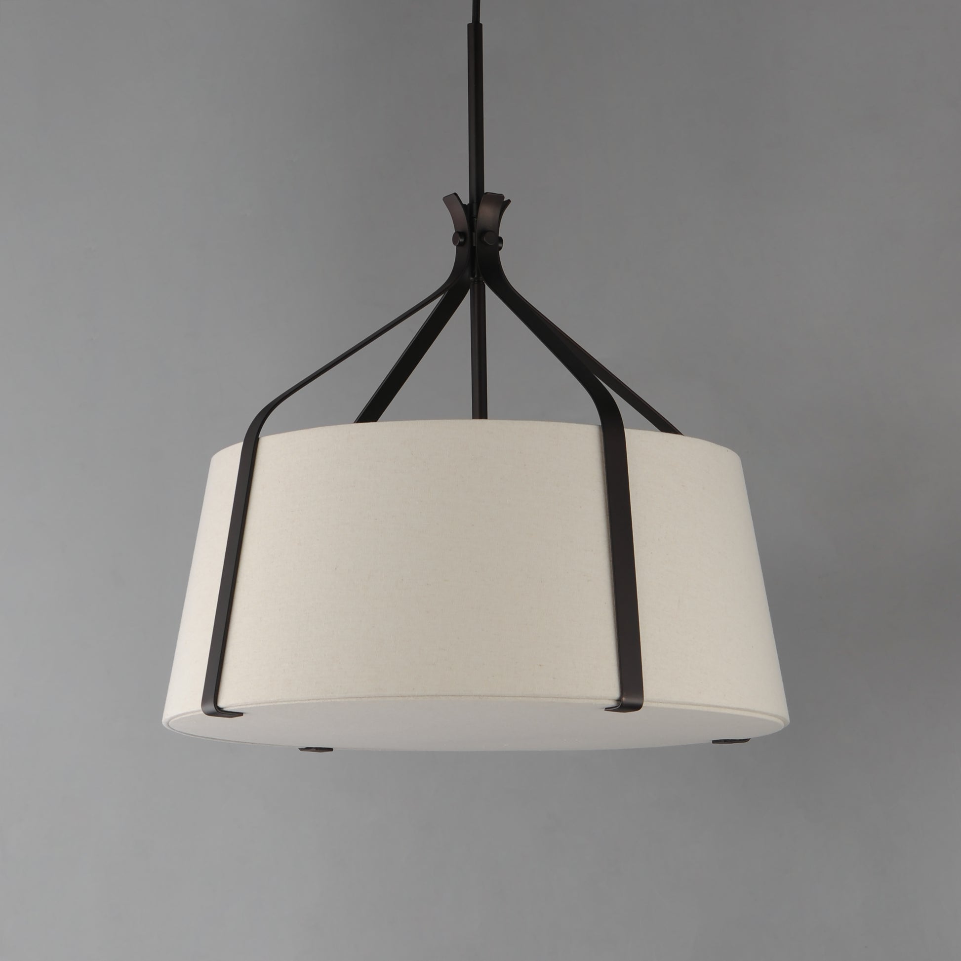 Bandera 20" 3-Light Pendant Dark Bronze by Maxim Lighting