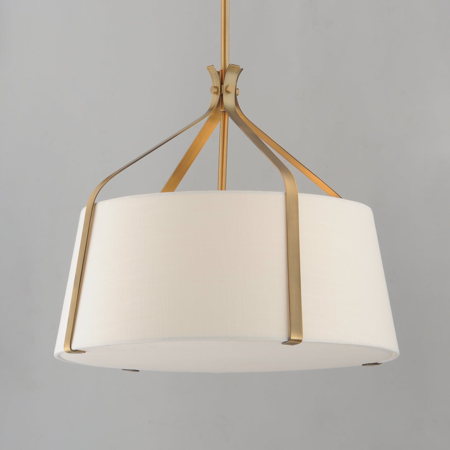 Bandera 20" 3-Light Pendant Natural Aged Brass by Maxim Lighting