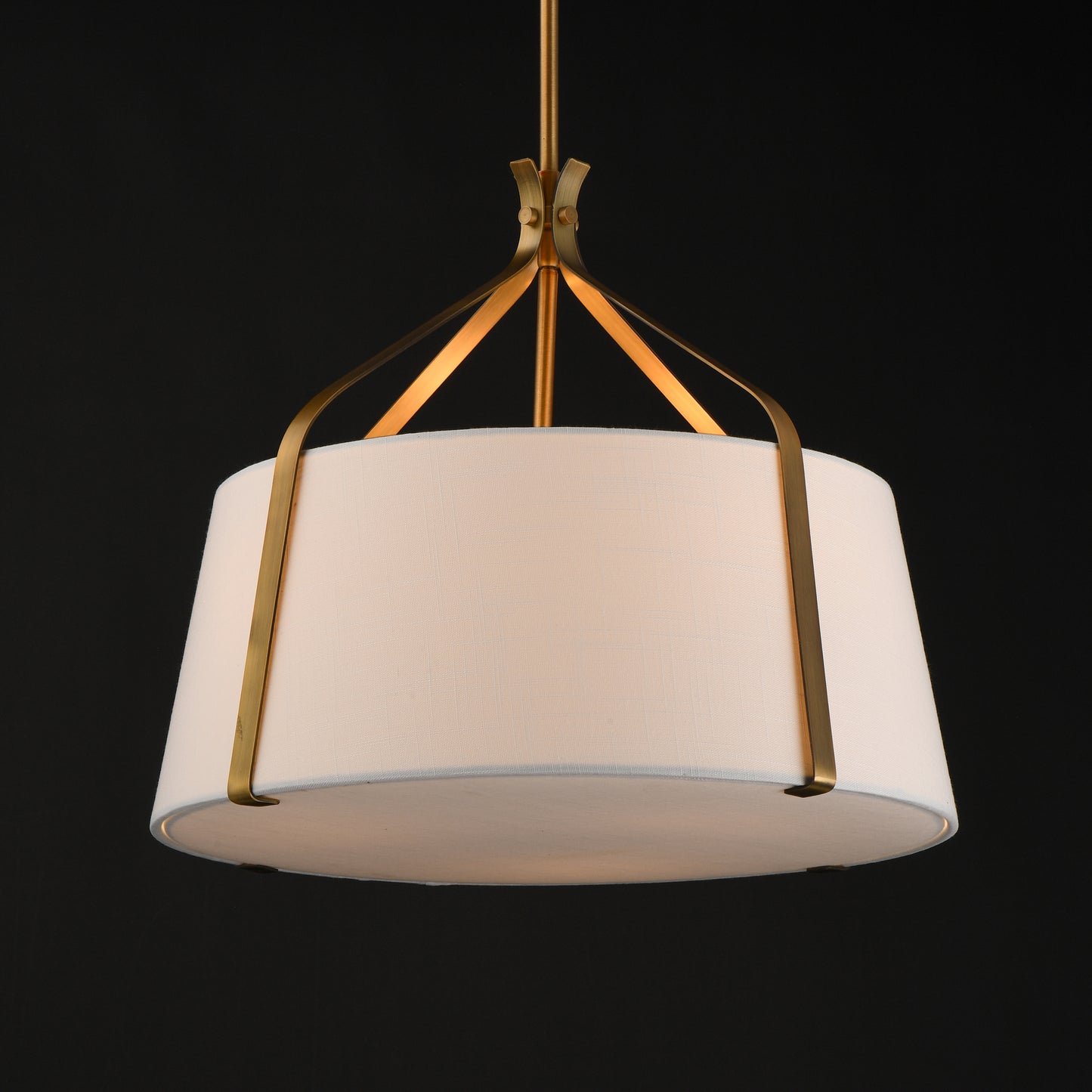 Bandera 20" 3-Light Pendant Natural Aged Brass by Maxim Lighting