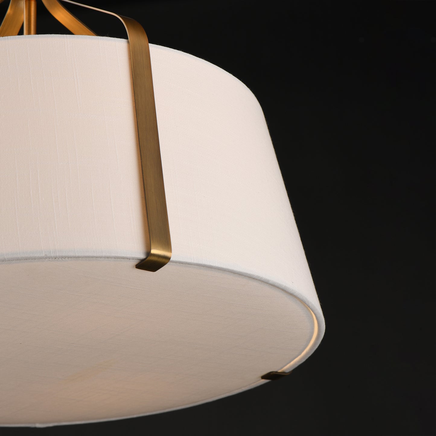 Bandera 20" 3-Light Pendant Natural Aged Brass by Maxim Lighting
