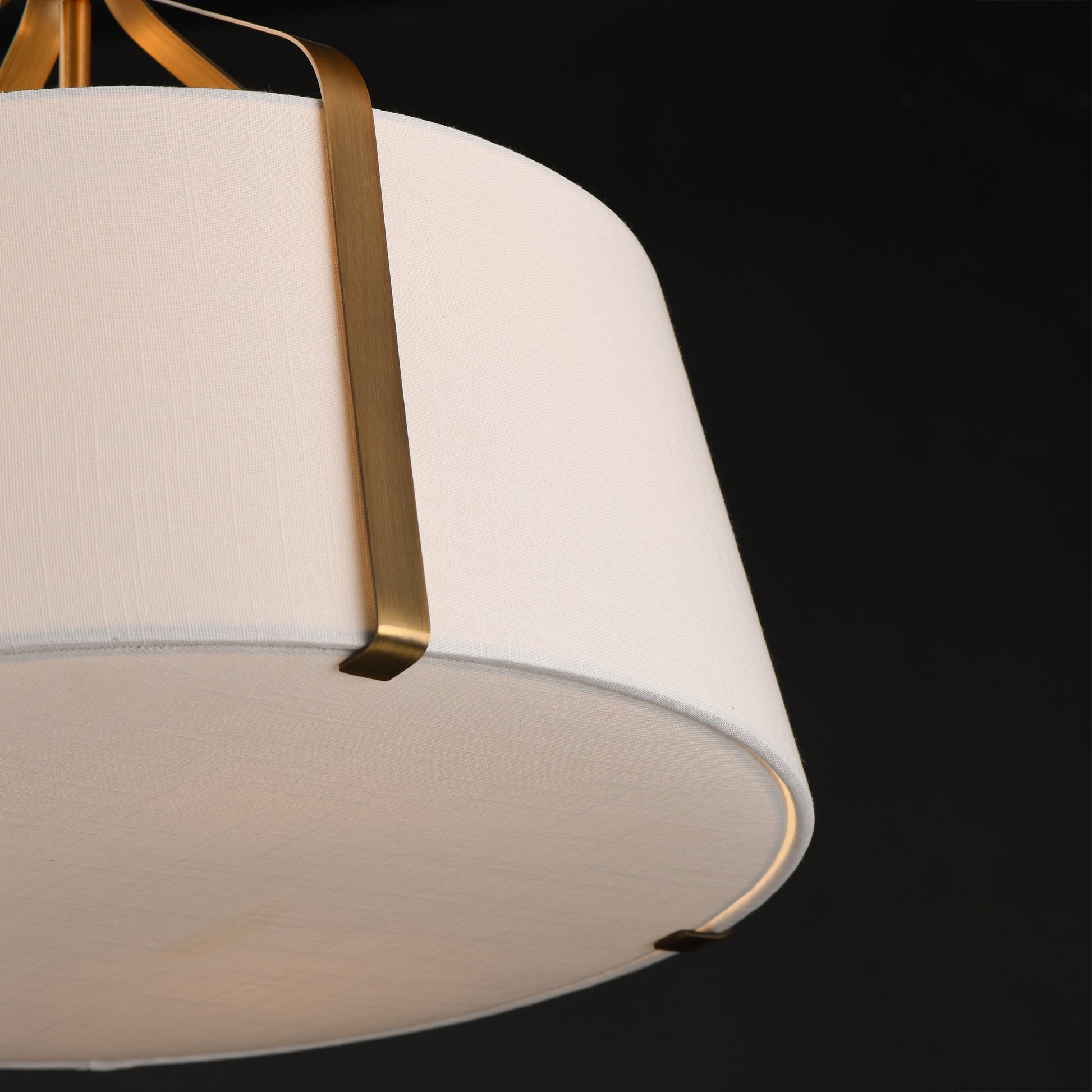 Bandera 20" 3-Light Pendant Natural Aged Brass by Maxim Lighting