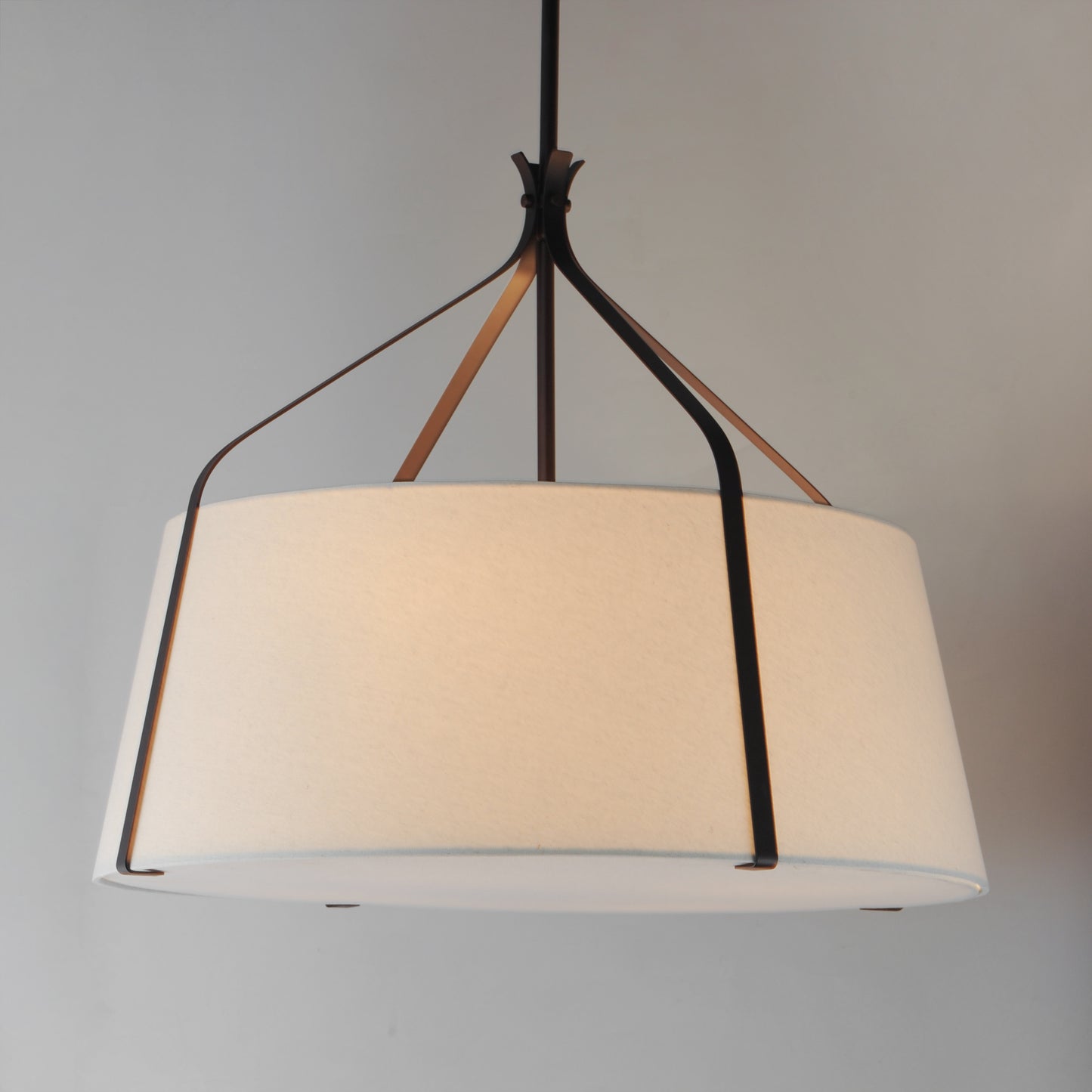 Bandera 30" 4-Light Pendant Dark Bronze by Maxim Lighting