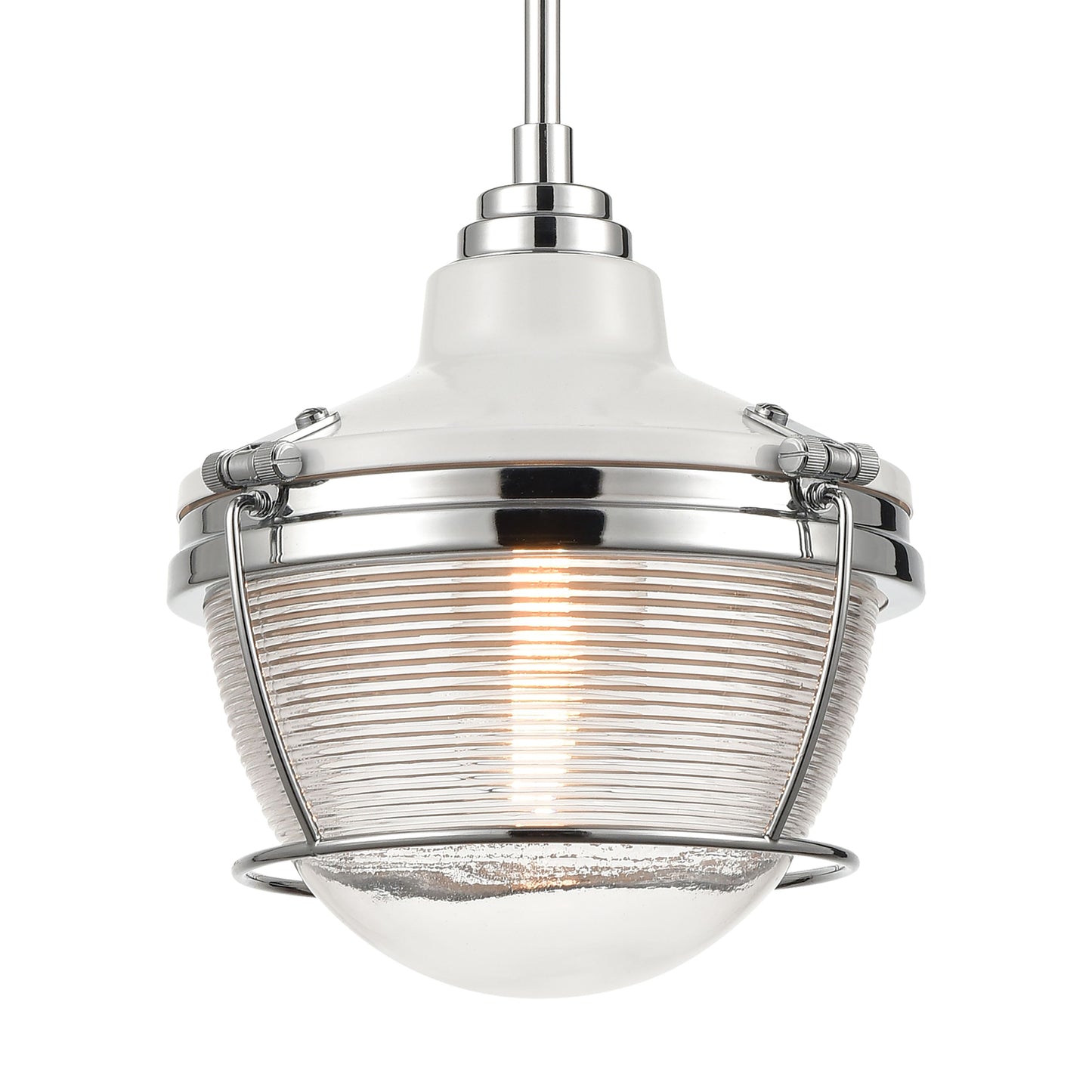 Seaway Passage 10" Mini Pendant Polished Nickel by Elk