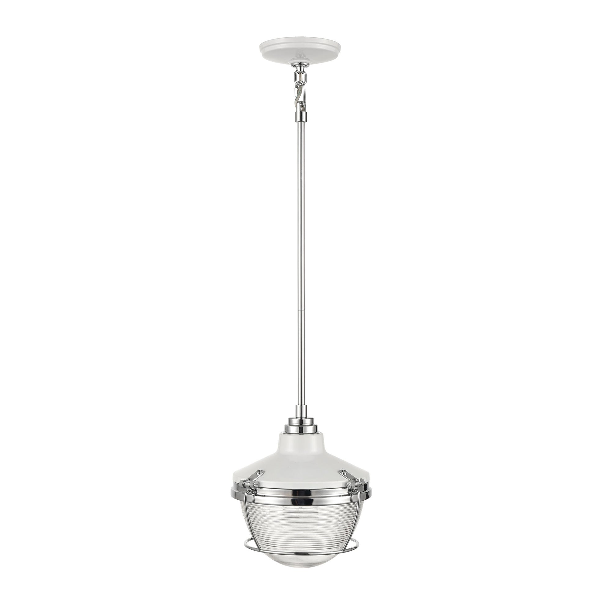 Seaway Passage 10" Mini Pendant Polished Nickel by Elk