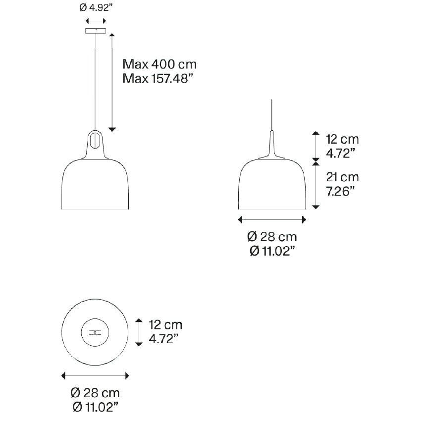 Jim Bell Pendant Light by Lodes