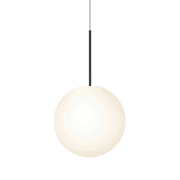 Pablo Designs Bola Sphere LED Pendant – 16" Sphere / Matte Black / 3000K