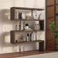 Modrest Maze Modern Walnut Bookcase