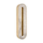 Visual Comfort Modern Wyllis 18 Inch Alabaster Brass Integrated Led Sconce 