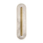 Visual Comfort Modern Wyllis 18 Inch Alabaster Brass Integrated Led Sconce 