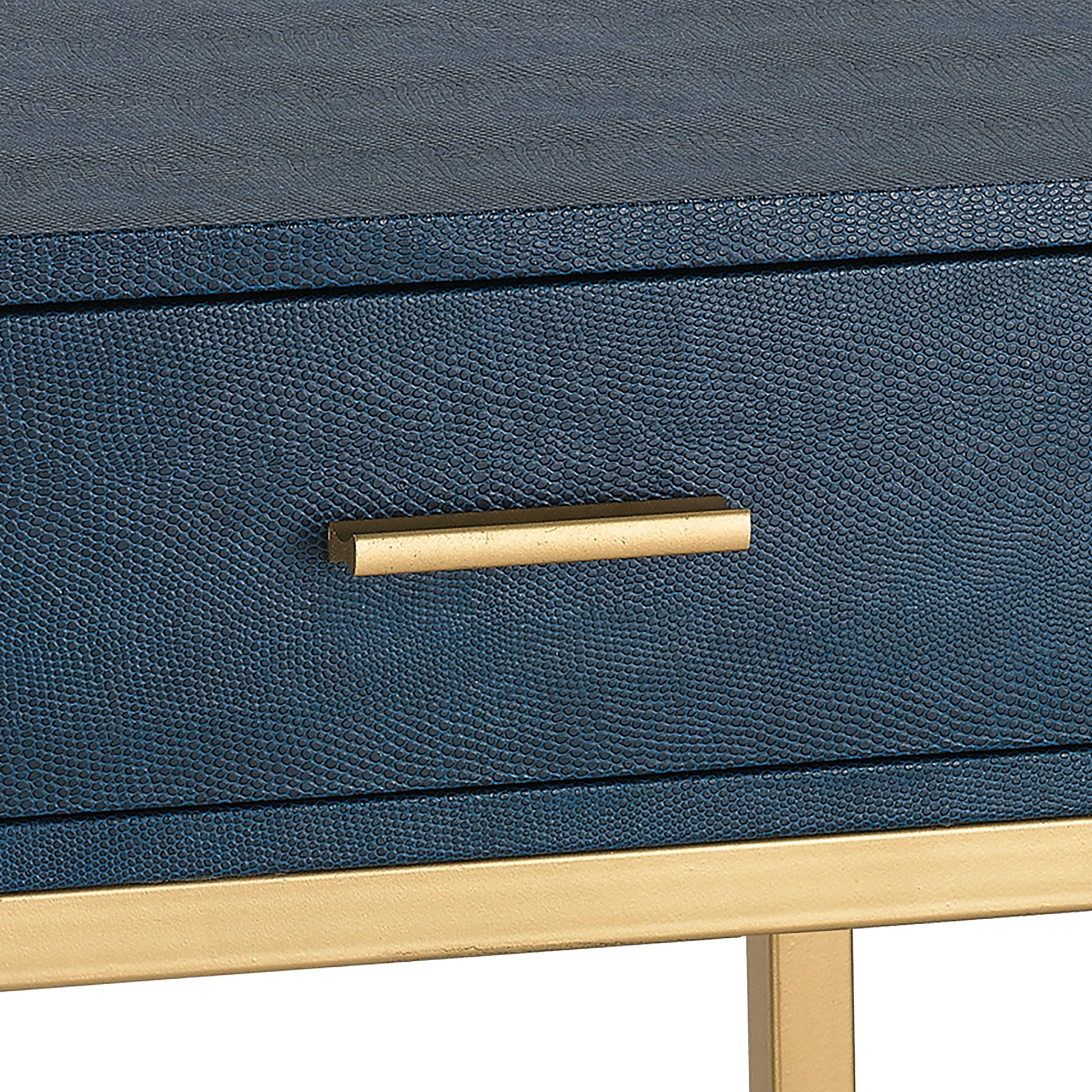 Shagreen Accent Table Navy by Elk