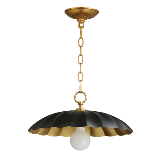 Primrose Pendant Black/Gold Leaf by Maxim Lighting