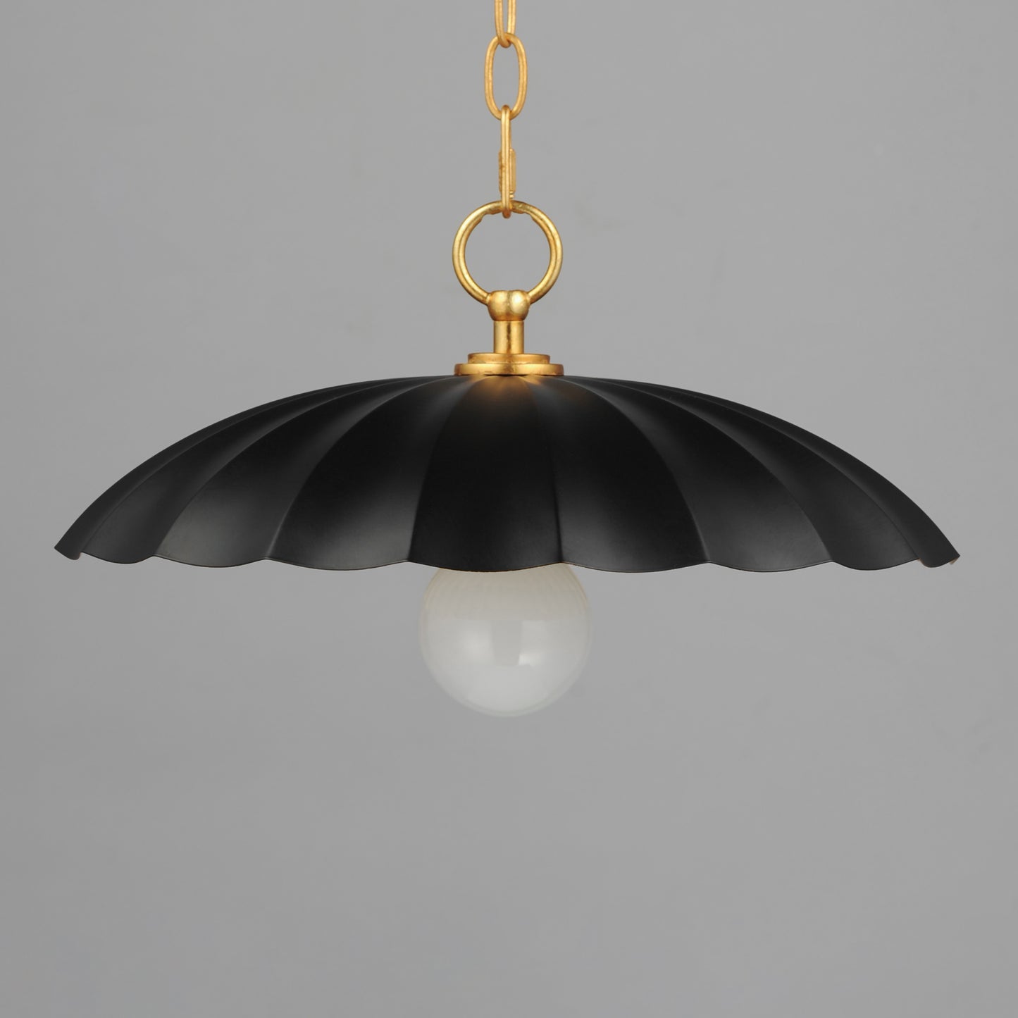 Primrose Pendant Black/Gold Leaf by Maxim Lighting