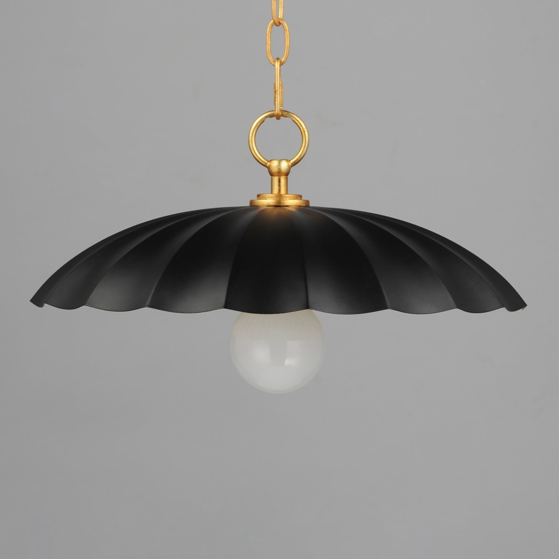 Primrose Pendant Black/Gold Leaf by Maxim Lighting