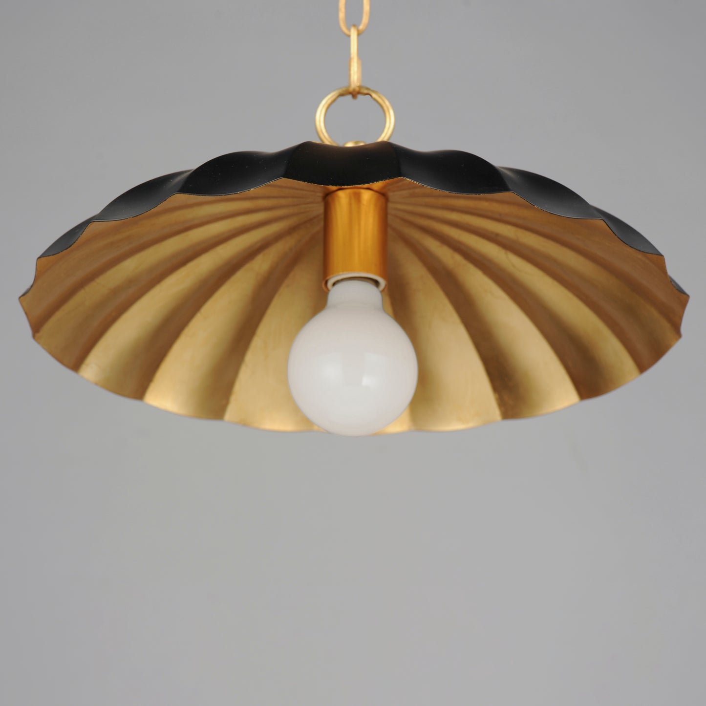 Primrose Pendant Black/Gold Leaf by Maxim Lighting