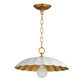 Primrose Pendant Matte White/Gold Leaf by Maxim Lighting