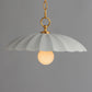 Primrose Pendant Matte White/Gold Leaf by Maxim Lighting
