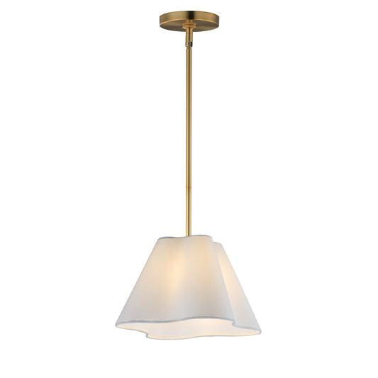 Saxon 14" Pendant Natural Aged Brass by Maxim Lighting