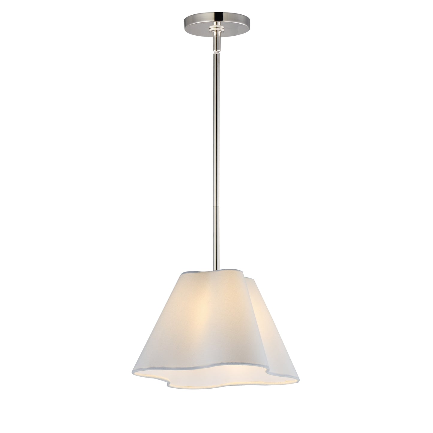 Saxon 14" Pendant Polished Nickel by Maxim Lighting