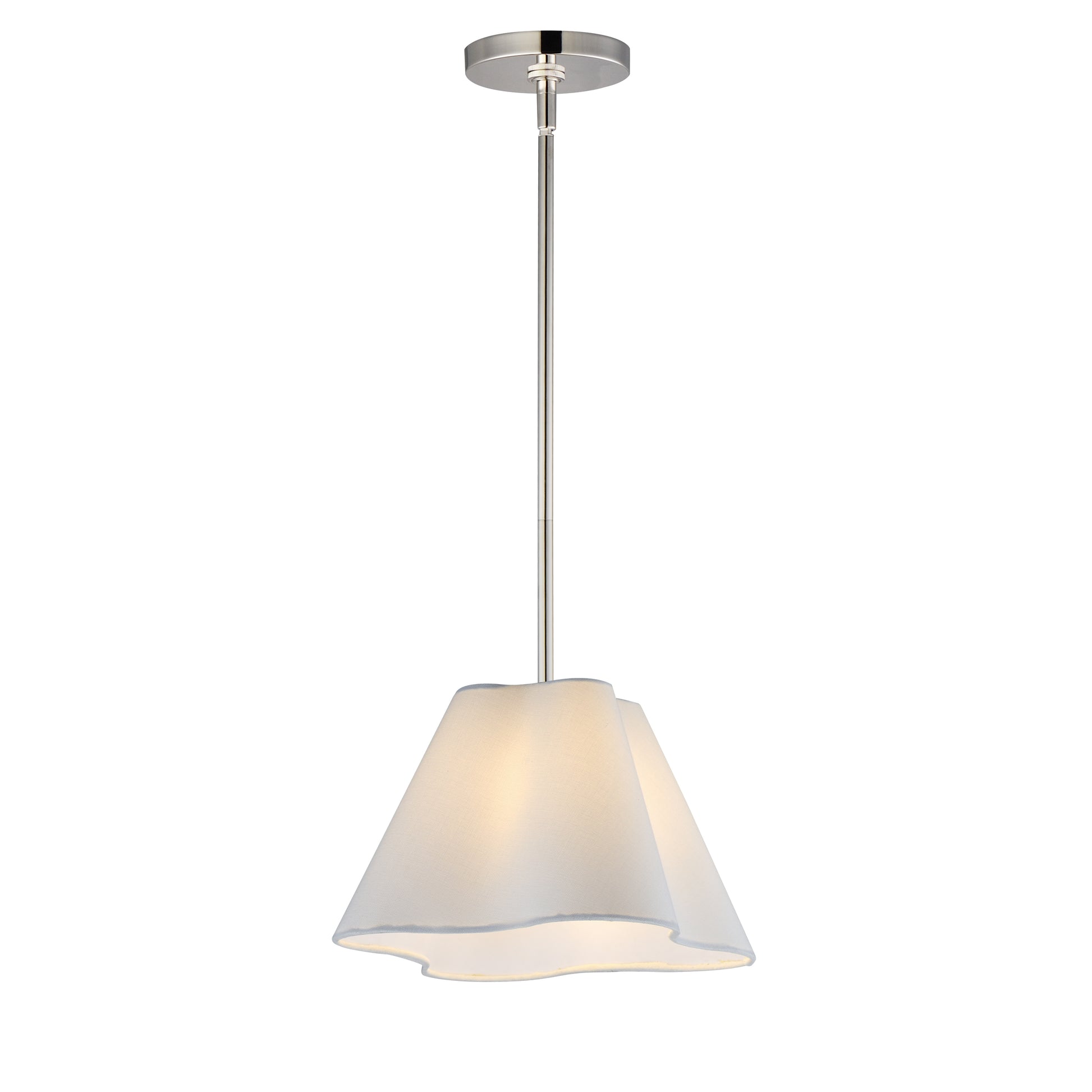 Saxon 14" Pendant Polished Nickel by Maxim Lighting