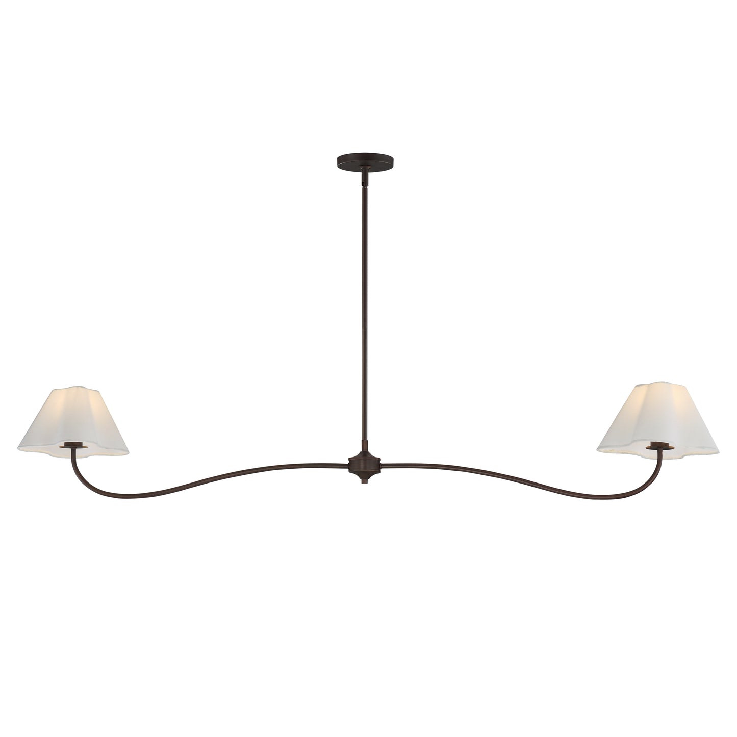 Saxon 2-Light Pendant Oil Rubbed Bronze by Maxim Lighting