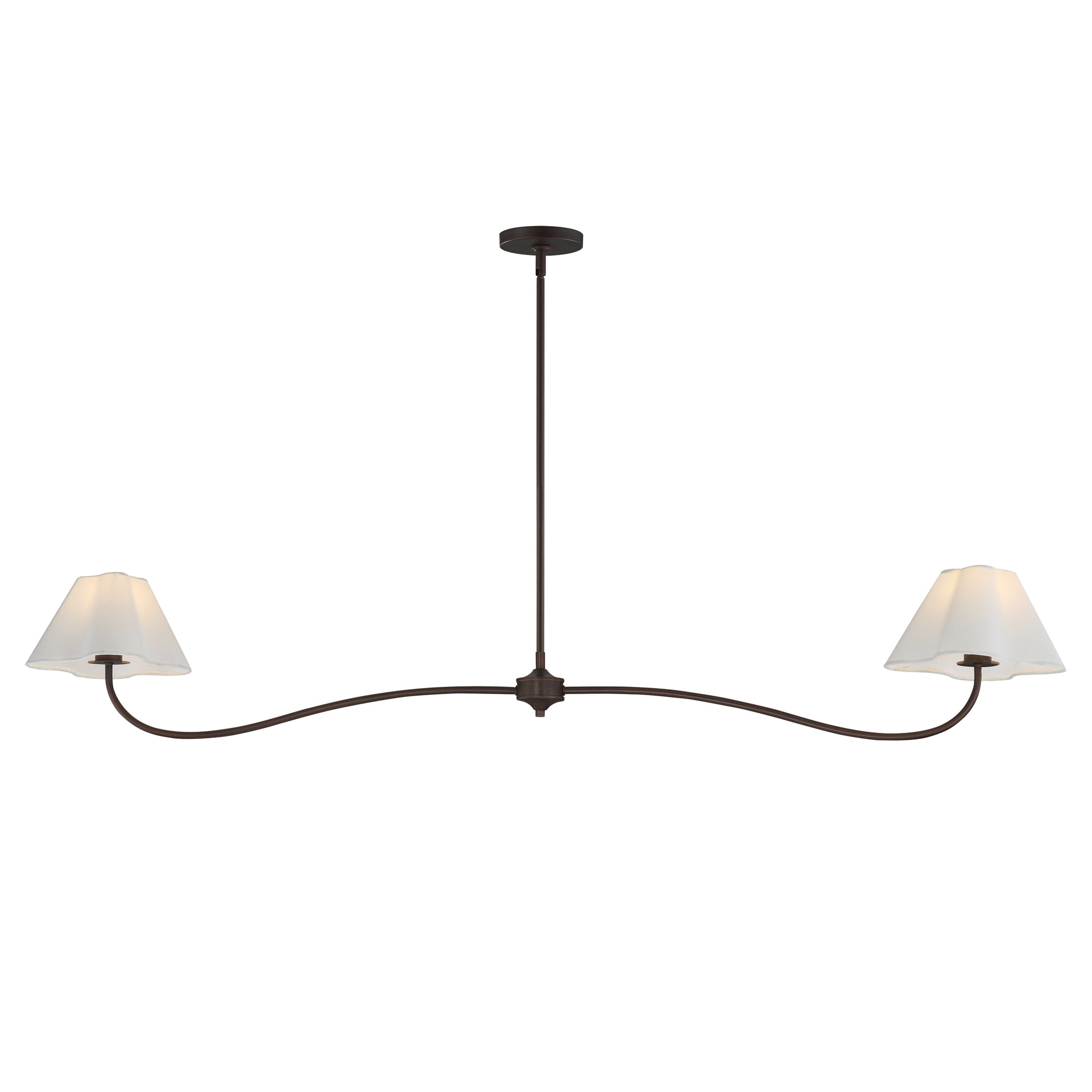 Saxon 2-Light Pendant Oil Rubbed Bronze by Maxim Lighting
