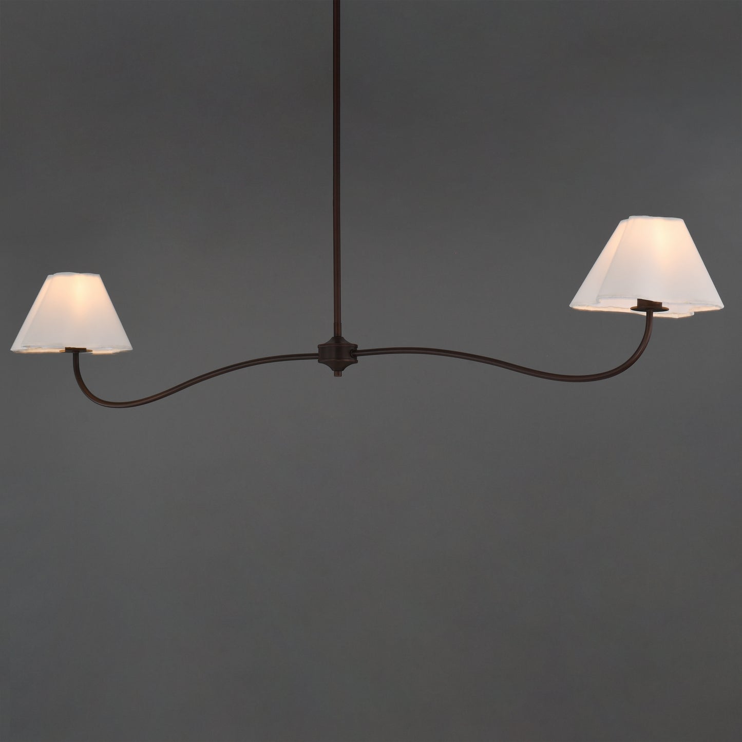 Saxon 2-Light Pendant Oil Rubbed Bronze by Maxim Lighting