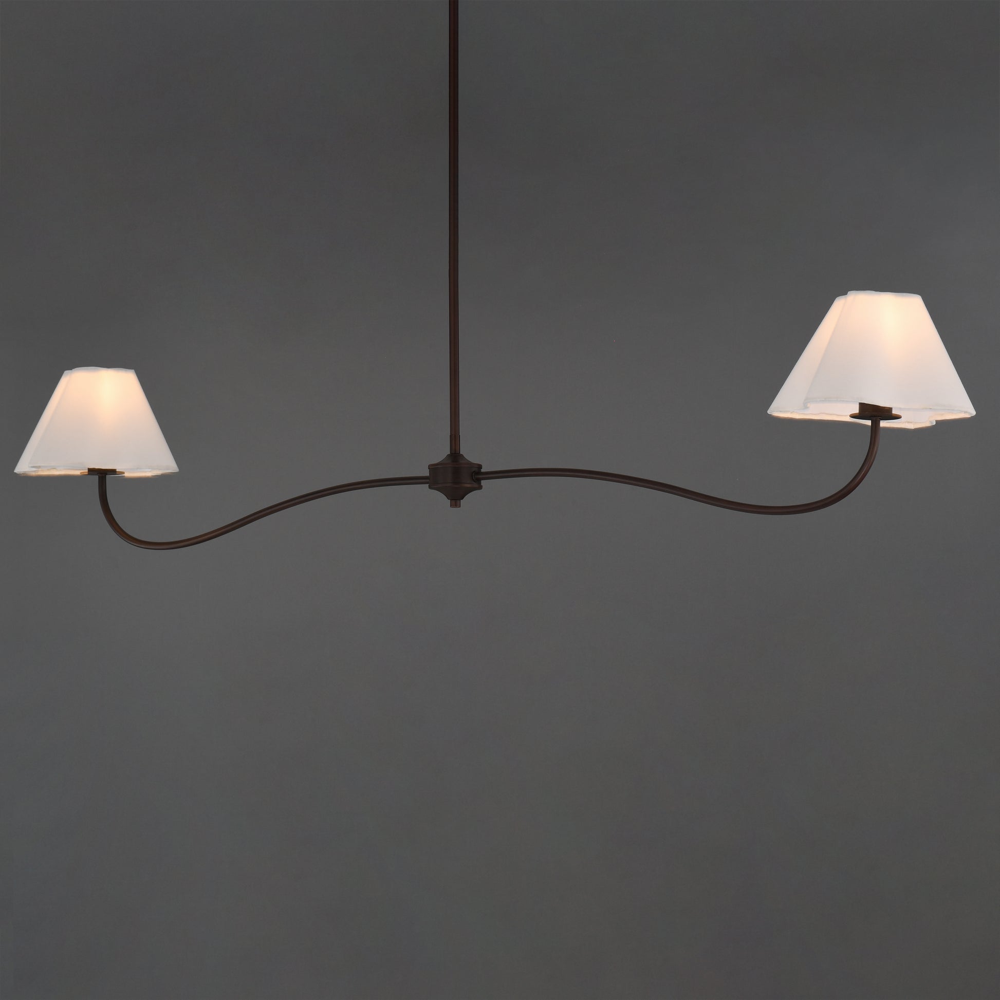 Saxon 2-Light Pendant Oil Rubbed Bronze by Maxim Lighting