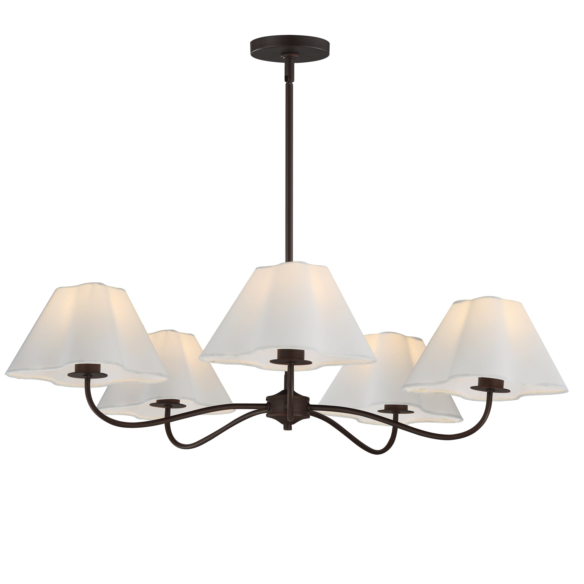 Saxon 5-Light Chandelier Oil Rubbed Bronze by Maxim Lighting