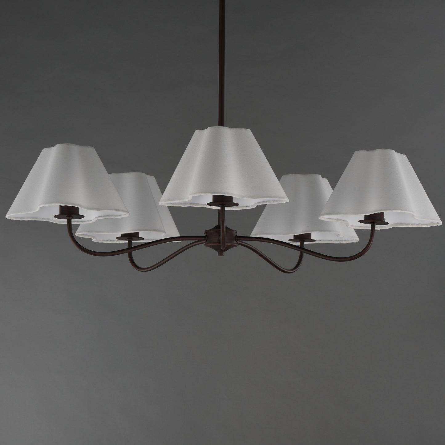 Saxon 5-Light Chandelier Oil Rubbed Bronze by Maxim Lighting