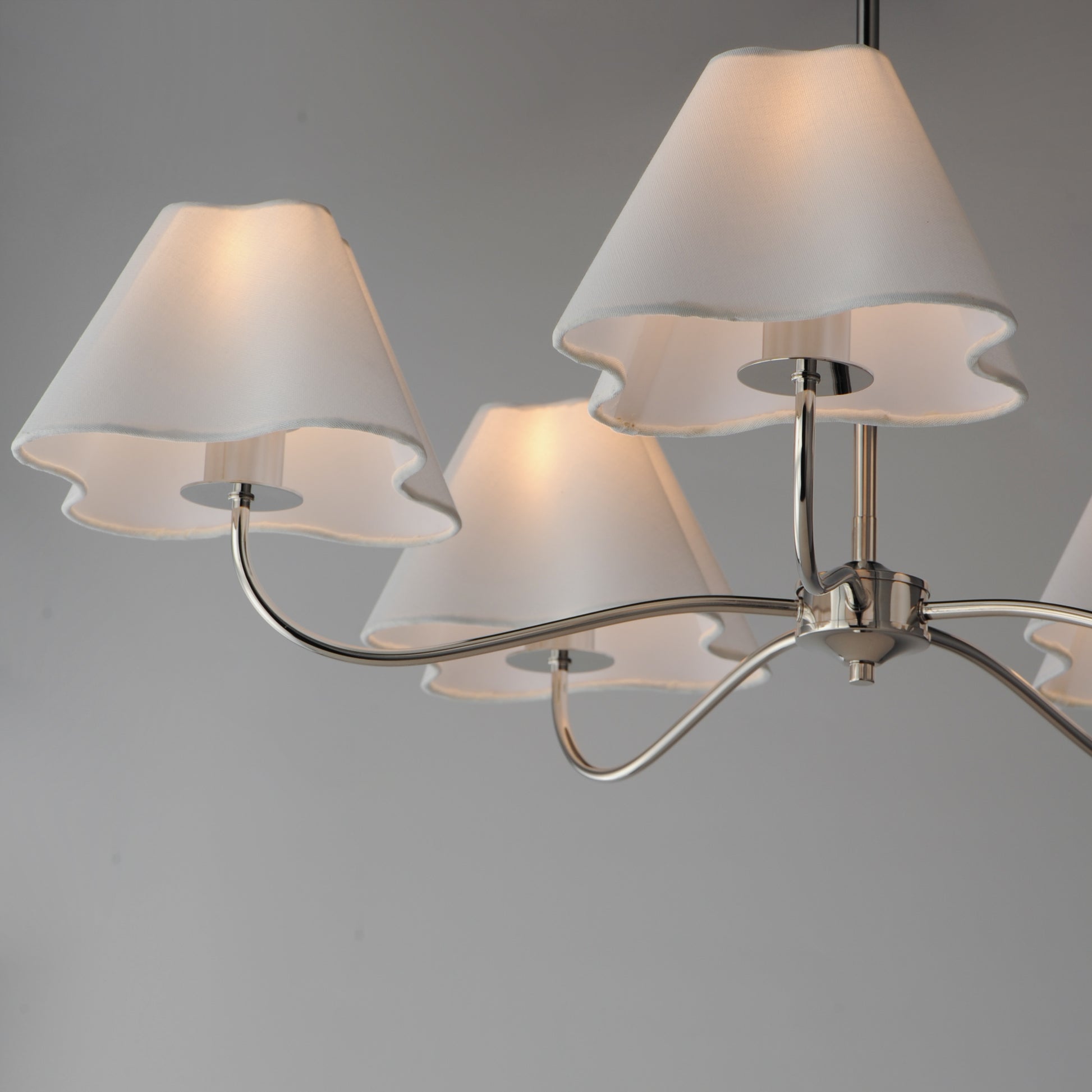 Saxon 5-Light Chandelier Polished Nickel by Maxim Lighting