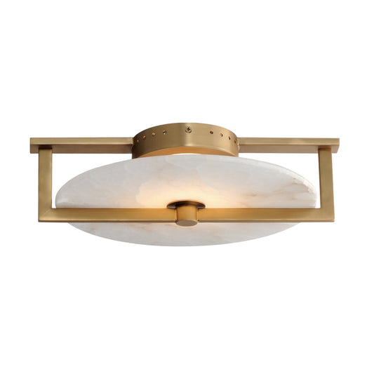 Quarry LED Wall Sconce/Flush Mount Natural Aged Brass by Maxim Lighting